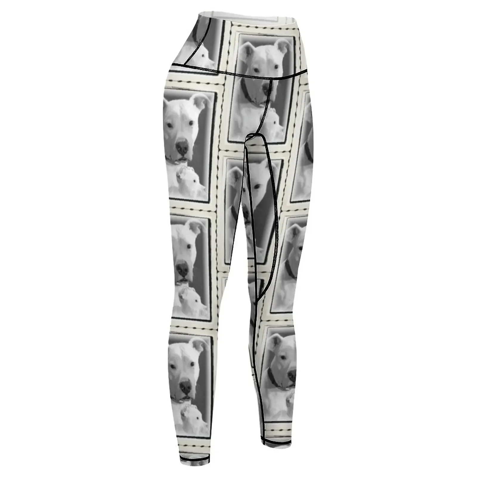 Pit bull leggings fitness mulher calças esportivas femininas legging calças levanta bunda leggings das mulheres