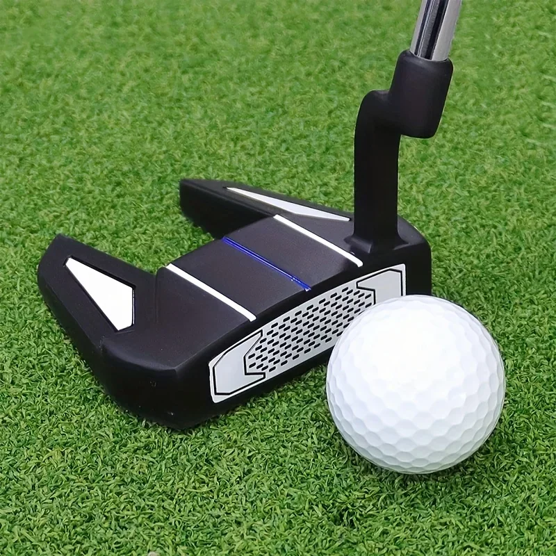 Golf Putter for Men, Right-Handed, Cast Iron Head, Steel Shaft, Zinc Alloy Face, Rubber Grip, R-Regular Hardness