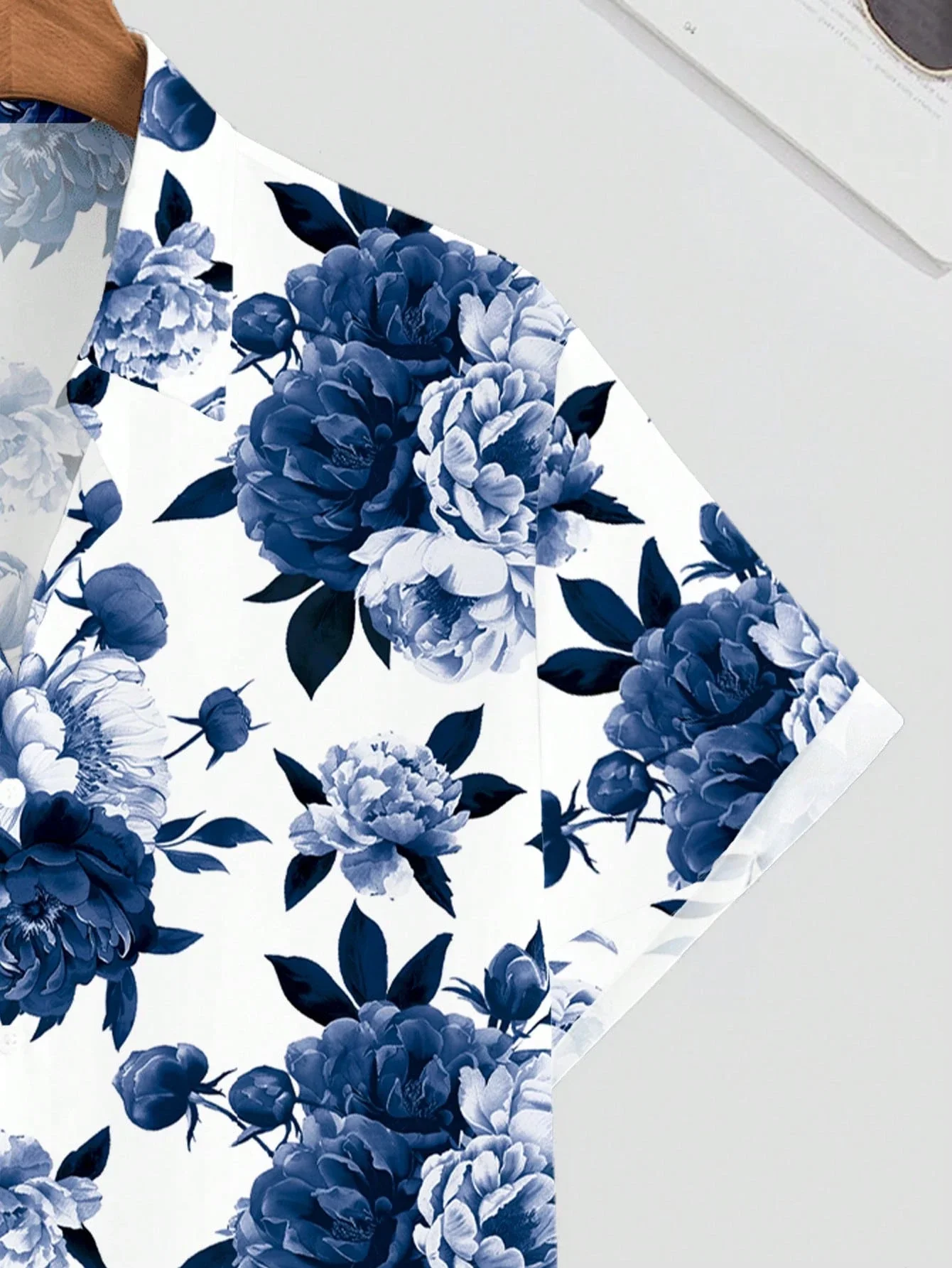 

Men Casual Floral Print Short Sleeve Shirt Hawaiian Style For Summer Outdoor