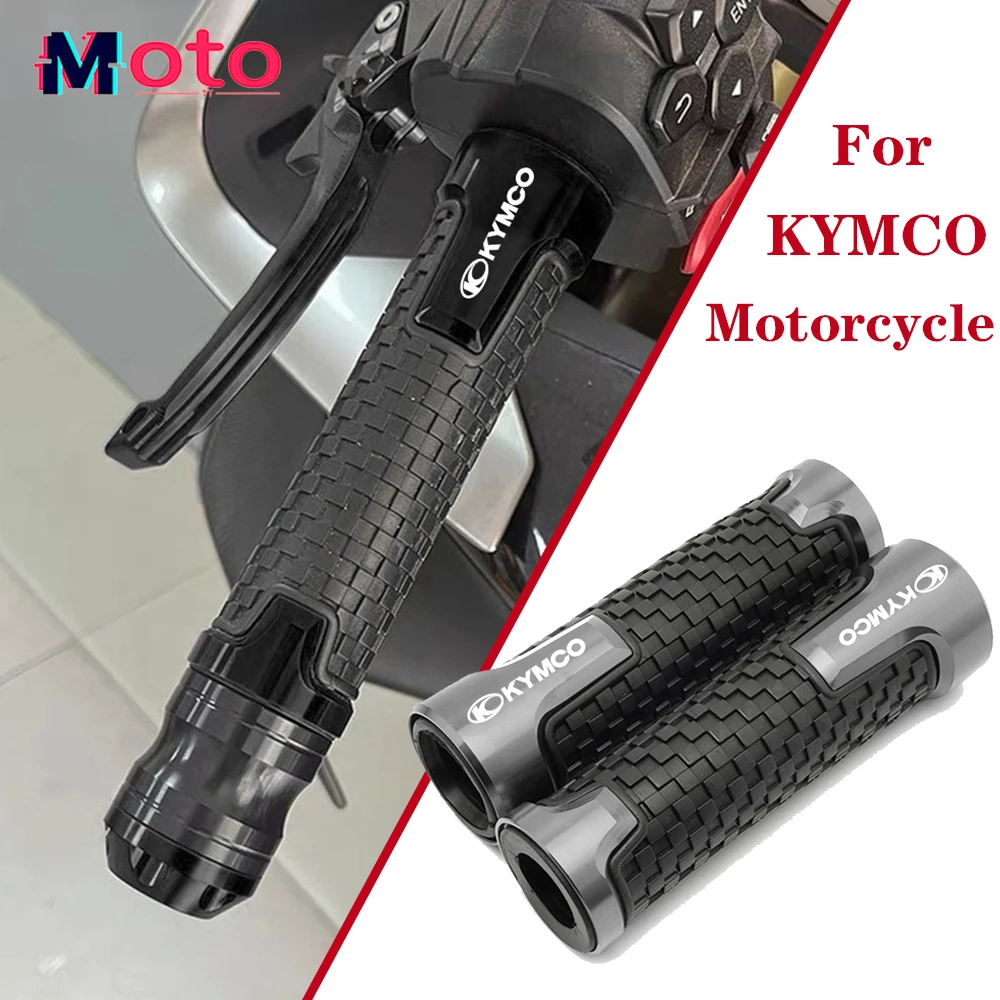 For KYMCO AK550 Exciting Downtown Like 150 180 CT250 Xtown 125i 300i Motorcycle CNC Hand Grips Handle Bar Handlebar Hand Grip