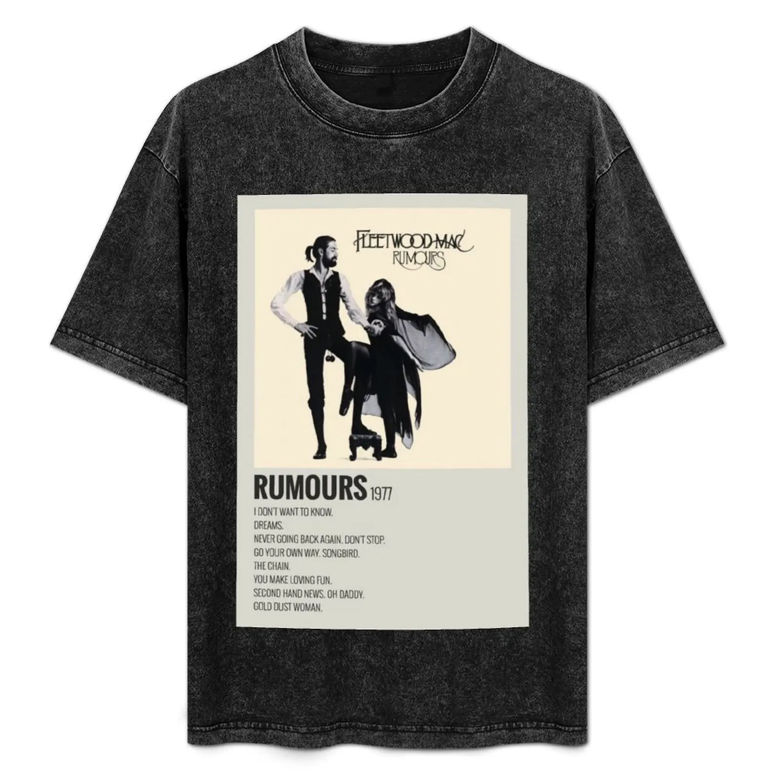 

rumours album T-Shirt Relaxed Fit Casual Short Sleeve Top