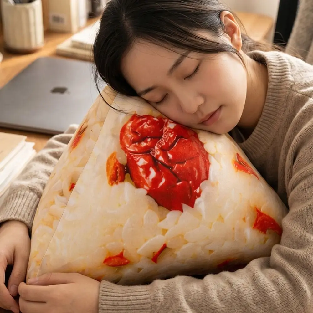 Creative Design Simulation Zongzi Plush Toy Large Size Cute Style Rice Dumpling Cushion Soft Hanging Ornament