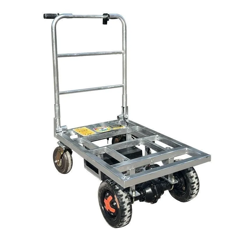 Electric flatbed truck construction site cement sand household agricultural trolley