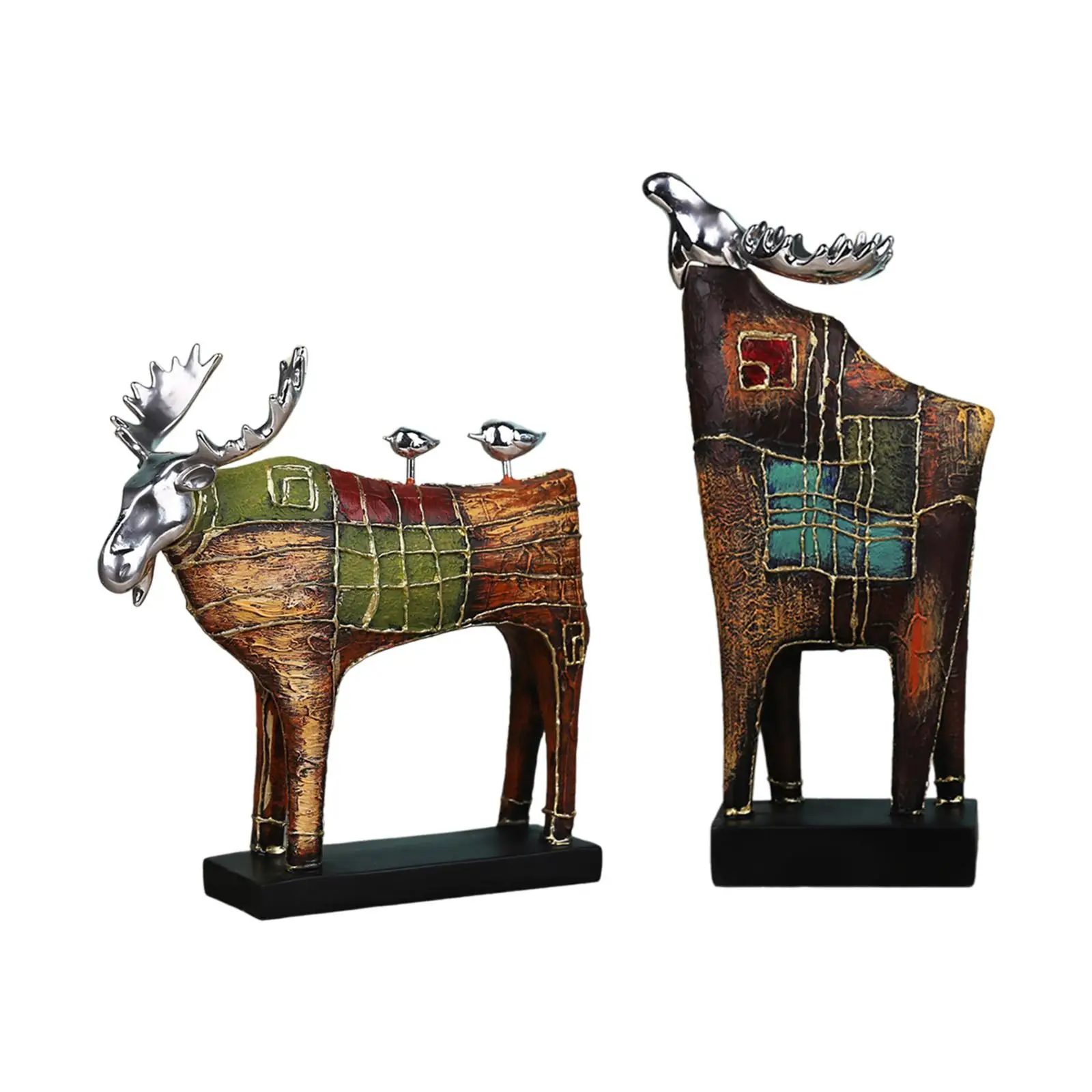 

Deer Figurine Abstract Sculpture, Crafts ,Decorative Souvenir Deer Decoration