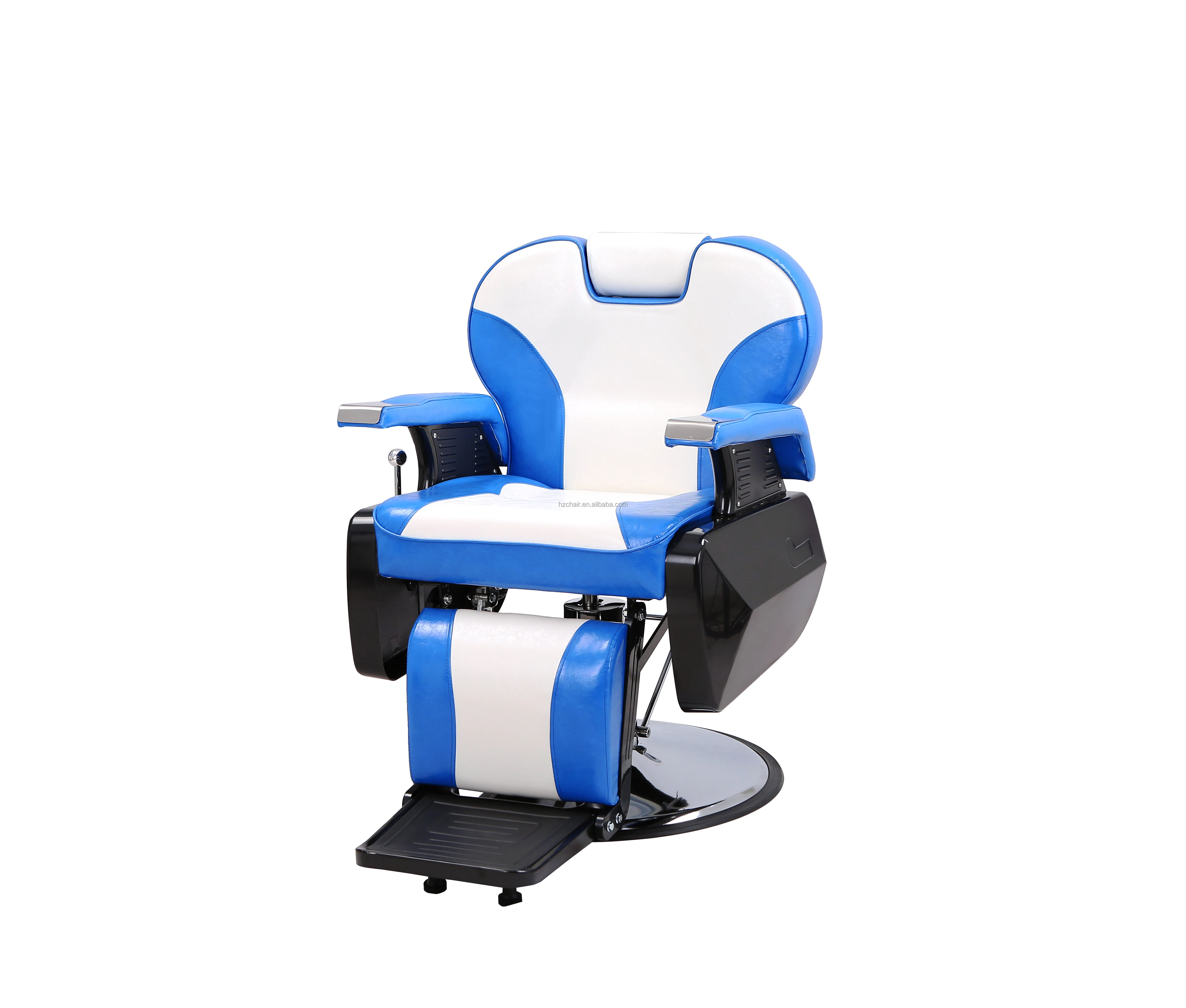 New Style Blue White Hairdressing Chairs Barber Shop Salon Furniture Barber Chair