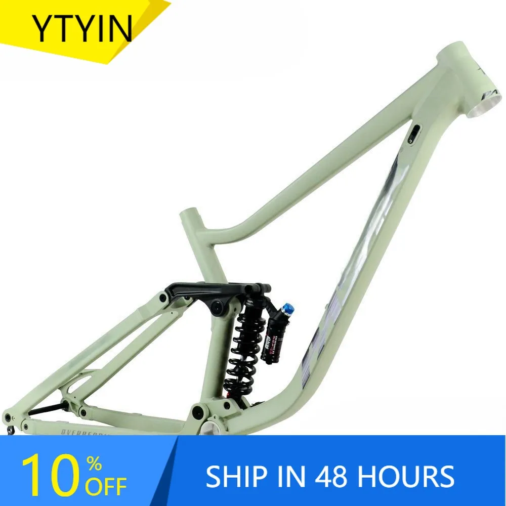 

YTYIN Hot Selling 27.5/29*18 Aluminum Alloy Bicycle Frame Full Suspension Soft Tail Mountain Bike Frame