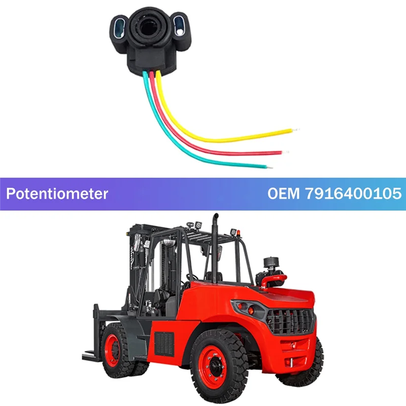 Potensiometer Akselerator Dipercepat Suku Cadang Forklift T88C untuk Akselerator T20AP,T20SP,L12,L14L14APL16AP 7916400105