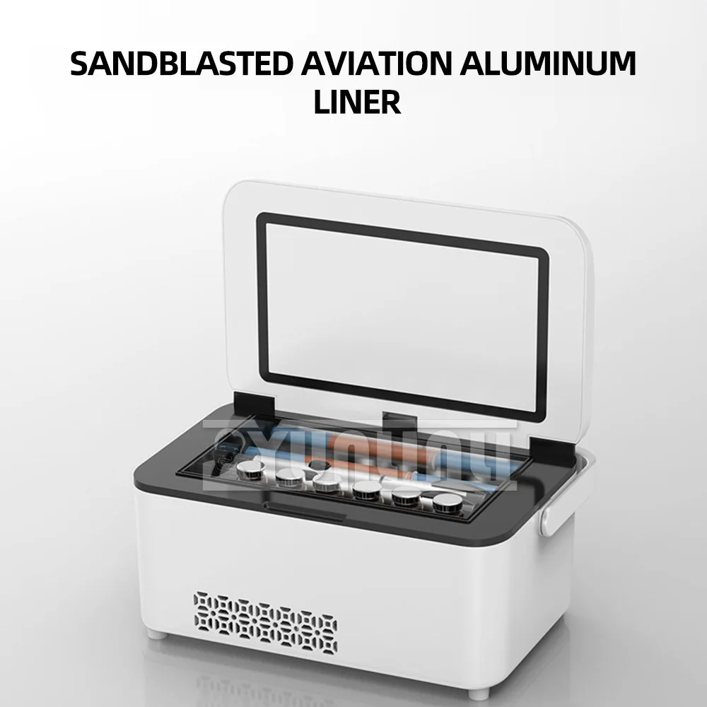 Scatola refrigerata per insulina mini refrigerazione portatile ricarica intelligente a temperatura costante