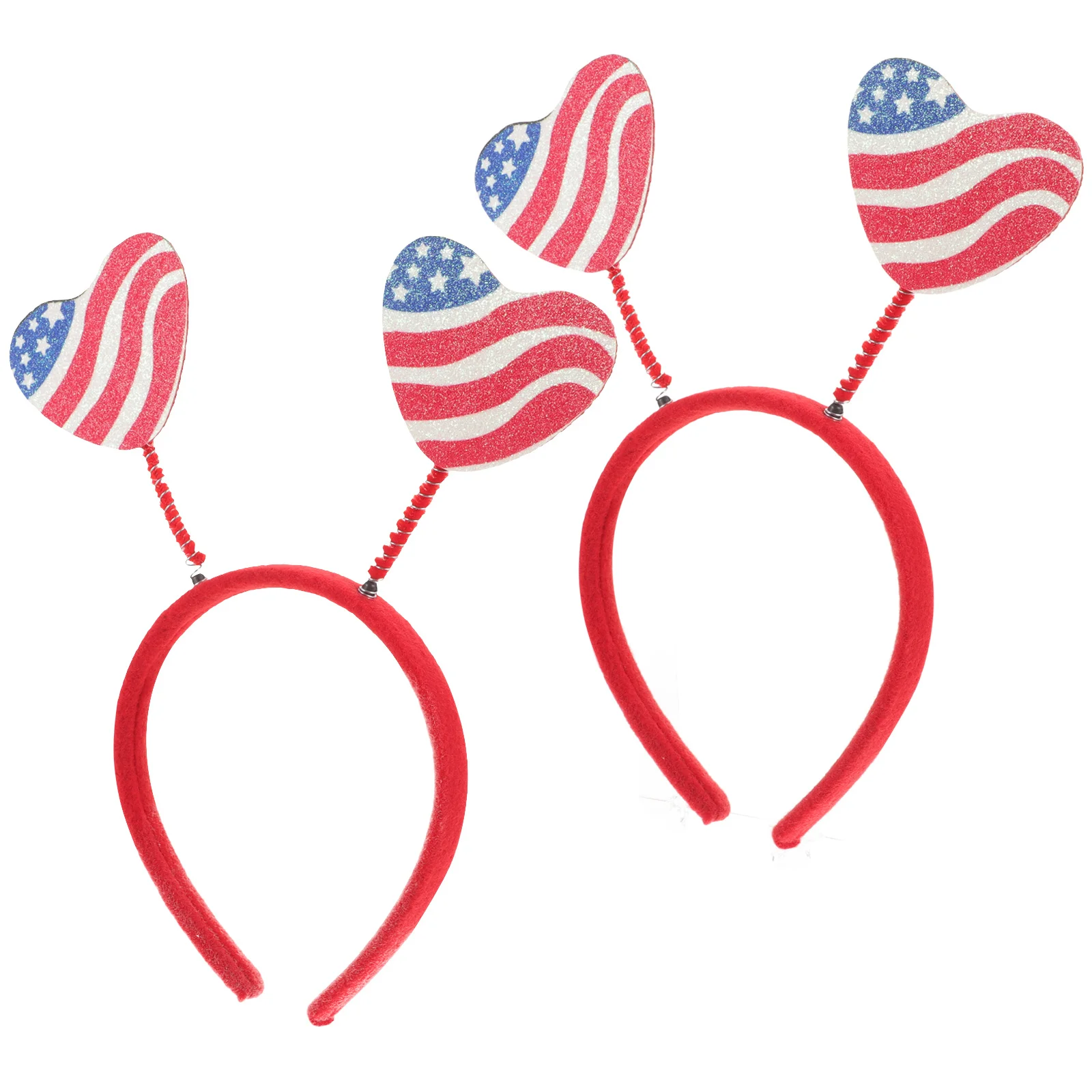 

2Pcs 4th of July Hairbands Decorative Headbands Festival Party Hair Hoops Independence Day Headdress Celebration Accessories