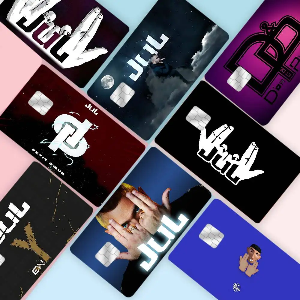 JuL C'est Pas Des Anime غطاء أمامي ملصق غشائي لبطاقة الخصم الائتمان شريحة صغيرة كبيرة #3