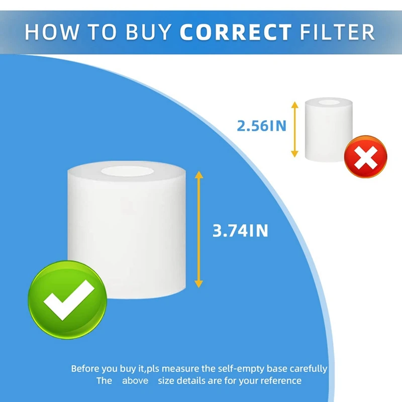 Accessoires de rechange de filtre, compatibles pour Shlavabo IQ, RGSM, AE, RV1001AE, RV100AE, AV912S, AV1002AE