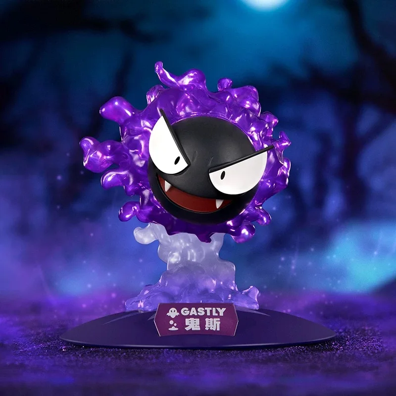 Anime Pokemon Action Figures Gastly Haunter Collezione autentica Serie di modelli Figurine Ornamenti Giocattoli Regali di compleanno