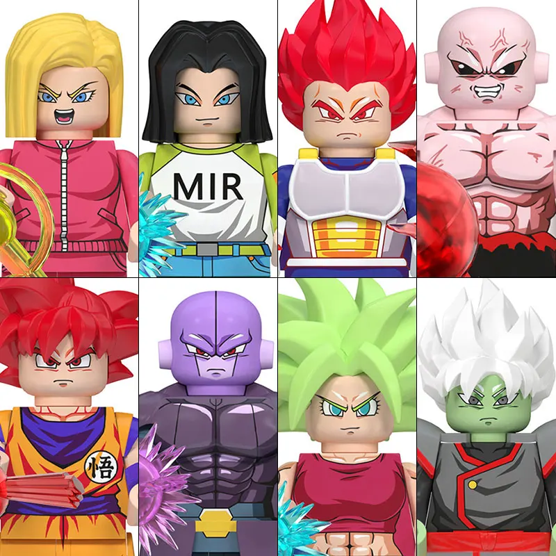 

2024 Tom and Jerry Hot Toys TP1006 Building Blocks Jiren Mini Action Figure Accessories Halloween Christmas Gifts for Kids