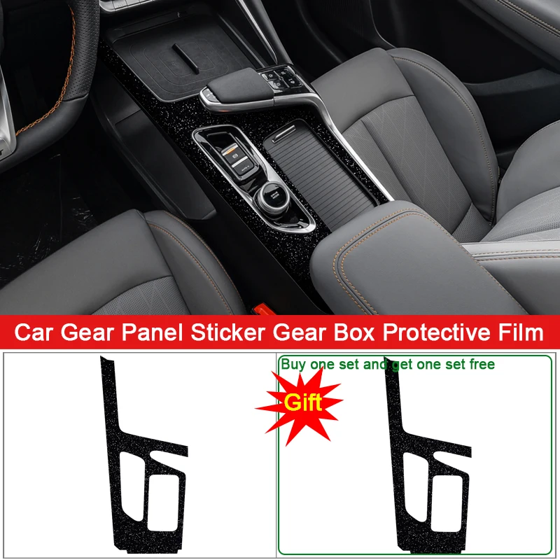 

Car Interior Sticker For Changan UNIT UNI-T 2020-2024 Car Gear Panel Sticker Gear Box Protective Film Carbon Black Accessories