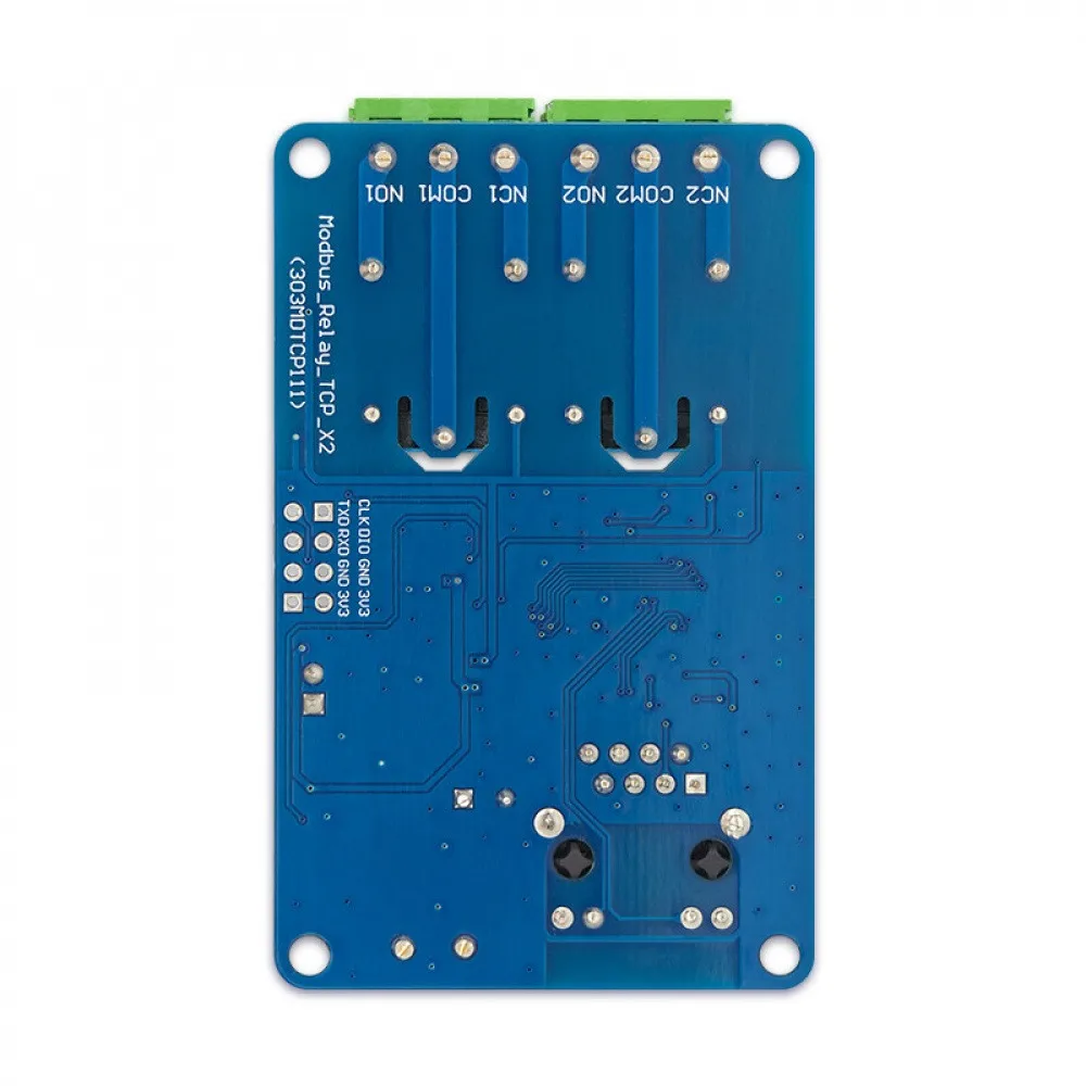 

Modbus RTU 2-Channel Ethernet Relay Module W5500 TCP Server LAN Control STM32 Board DC7-36V Power Supply with Indicator Light
