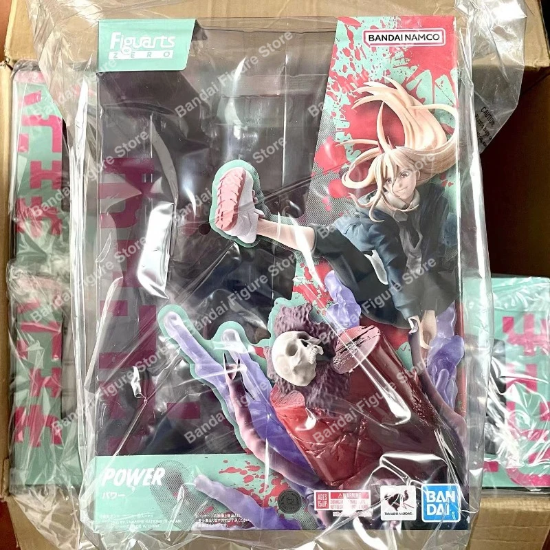 Original Bandai Figuarts ZERO Power Blood Demon Chainsaw Man Anime Action Figure Toy Gift Model Collection Hobby