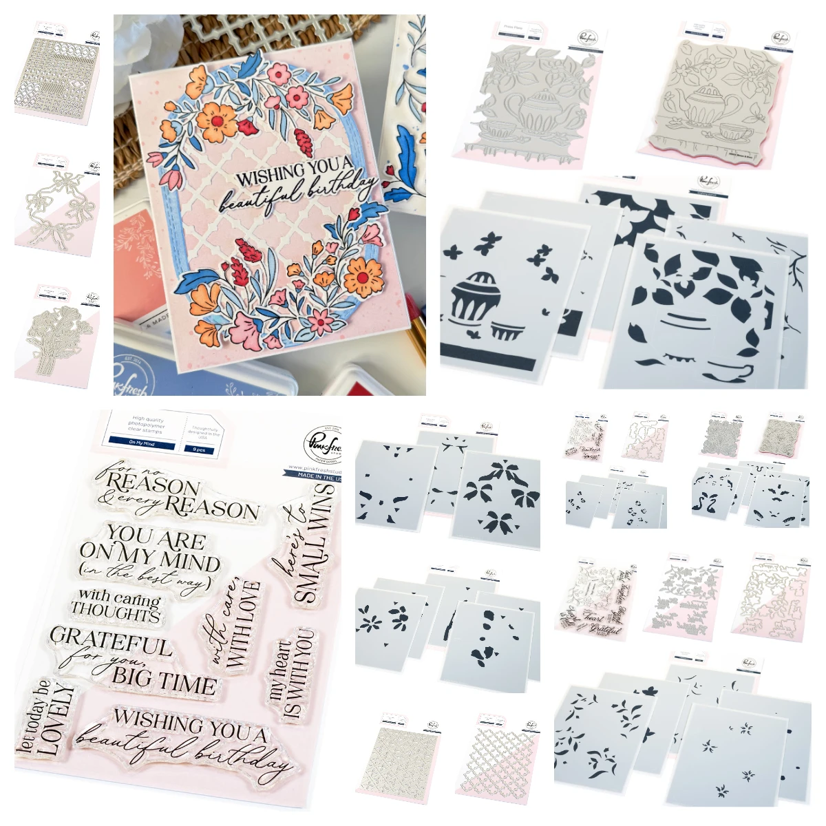 

Новые розовые свежие нежные детали, полный выпуск, штампы, набор трафаретов из горячей фольги, сделай сам, скрапбук, праздничная поздравительная открытка, декор