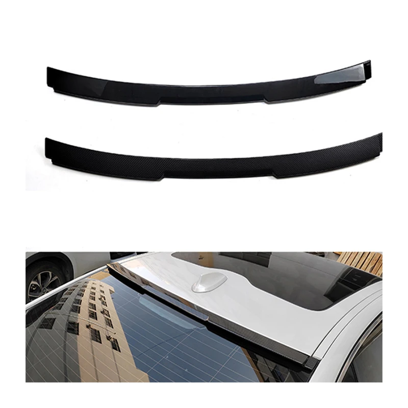 

Sale Auto Accessories Body Kit Carbon Fiber Look Window Roof Wing Spoiler For 3 Series E90 2005-2011