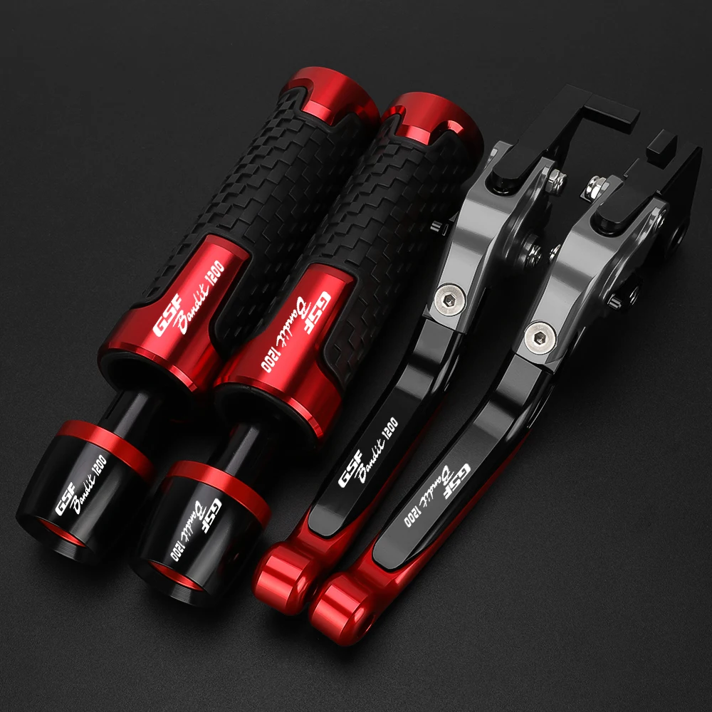 FOR Suzuki GSF1200 BANDIT GSF1200BANDIT 2000 2001 2006 Motorcycle Aluminum Adjustable Brake Clutch Levers Handlebar Hand Gripss