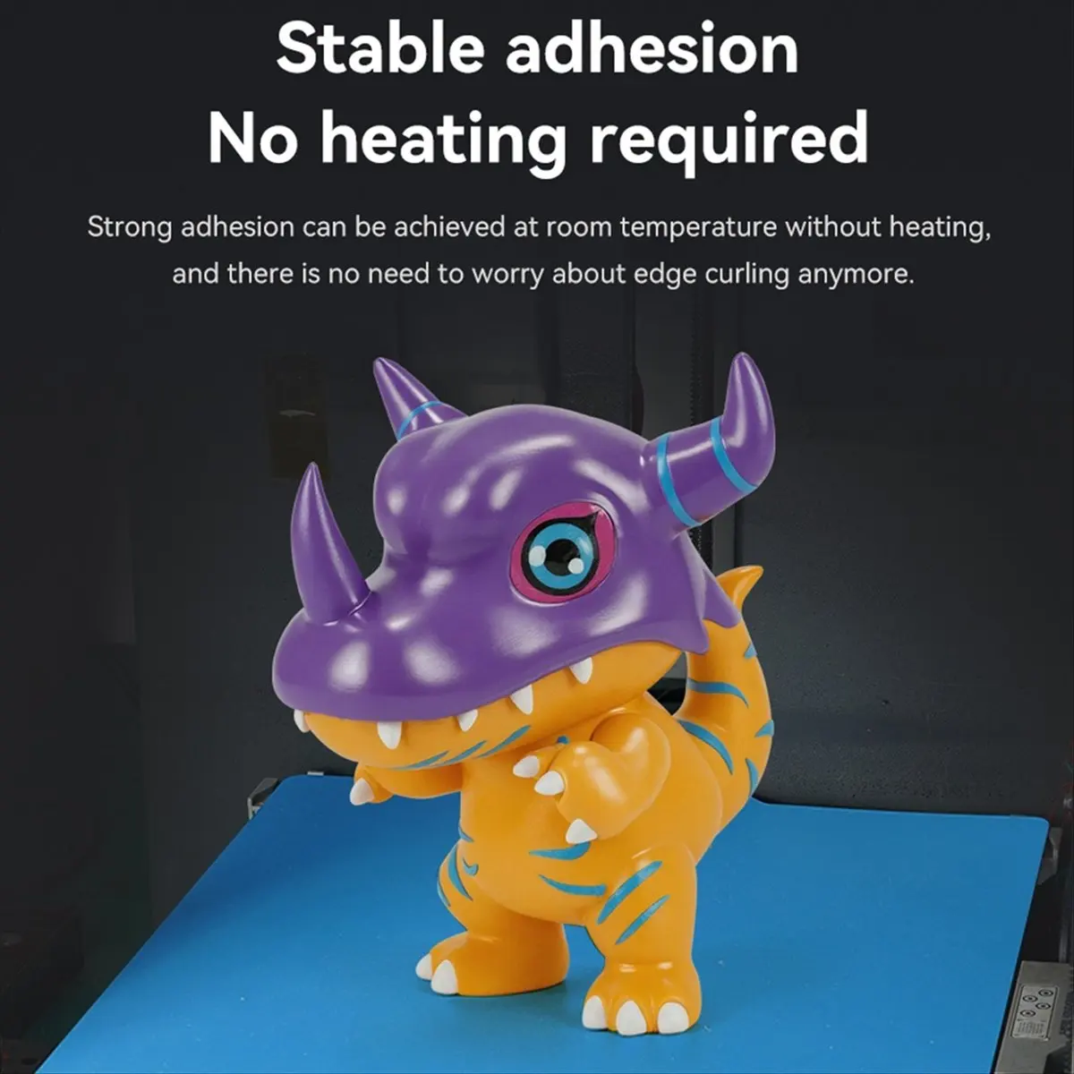 Stable- Build Plate for Bambu Lab X1/P1P/A1 Cool Plate 256x256mm Spring Steel Double-Sided Textured 3D Printer Build Plate