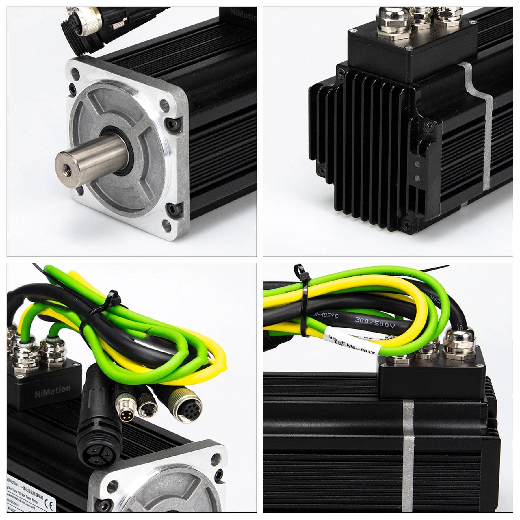 750W Waterproof Servo Motor IP65 NEMA6 Integrated Low-voltage DC Motor Absolute Value Encoder Permanent Magnet Synchronous Motor