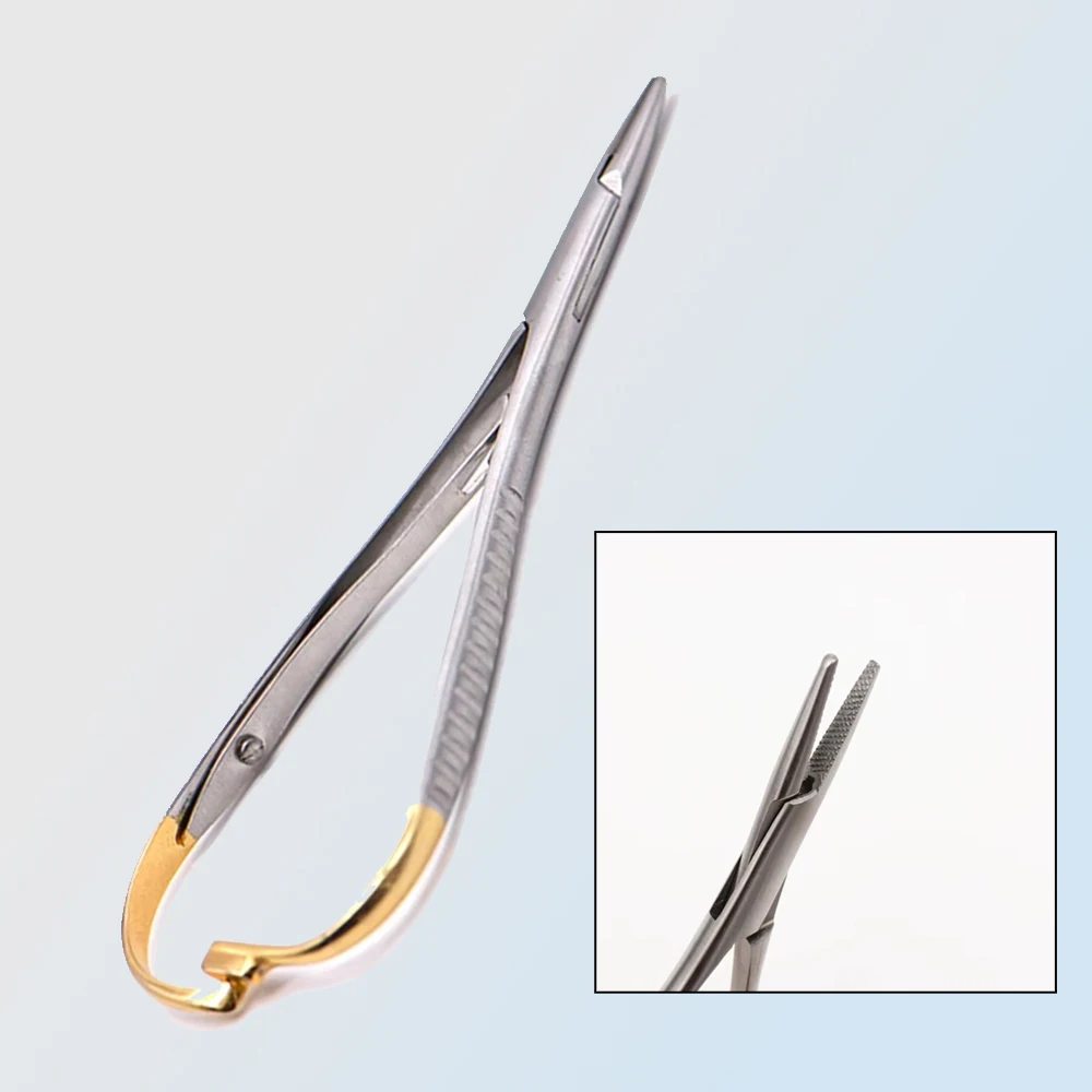 

High Quality Dental Mathieu Needle Holder Pliers Surgical Forceps Stainless Steel Orthodontic Tweezer Dentist Equipment Tools