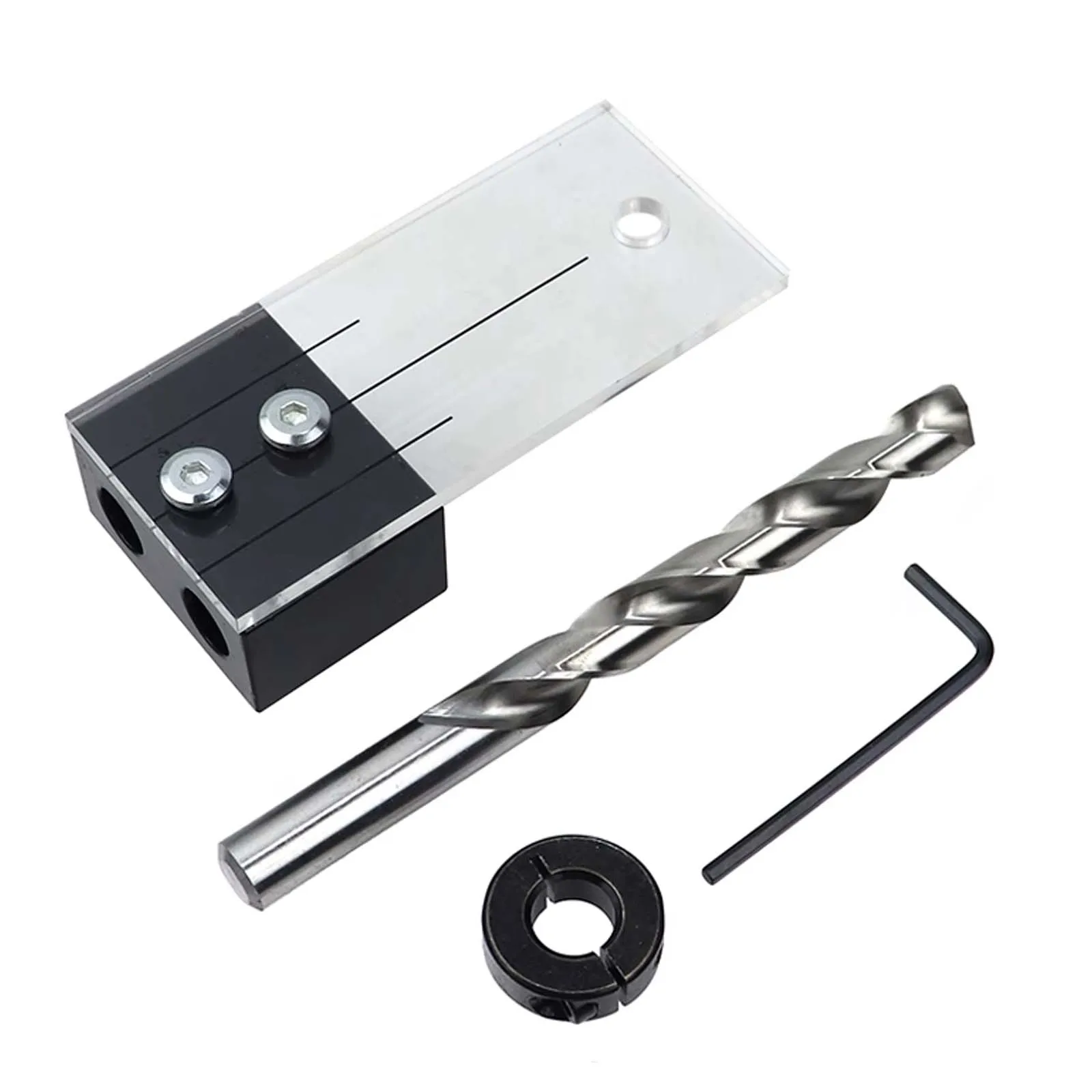 

Woodworking Hole Locator Kits, Straight Hole Drilling Vertical Hole Positioning Jig