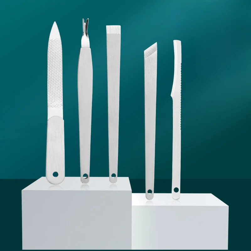 5 teile/satz Edelstahl Pediküre Messer Nagel Schönheit Maniküre Messer Maniküre Pediküre Werkzeug Entfernen Abgestorbene Haut Schwielen