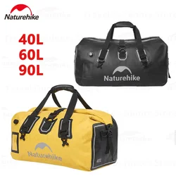 Naturehike-Bolsa de Trekking de 40L/60L/90L, bolsa de red de PVC para exteriores, abrazadera de tela impermeable, almacenamiento de entrenador deportivo, bolsa de Caddy de viaje para gimnasio y playa