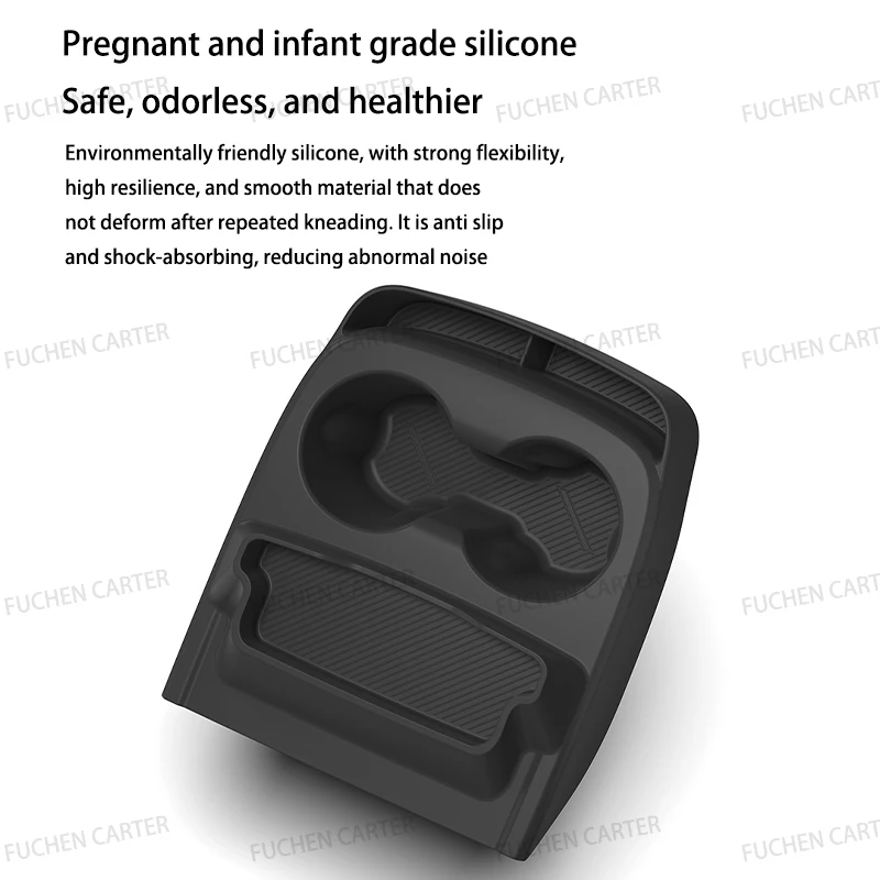 For Tesla New ModelY Standard 2025 2026 Central Control Cup Holder Storage Box Glasses Holder Tray Organizer Interior Accessorie view 6