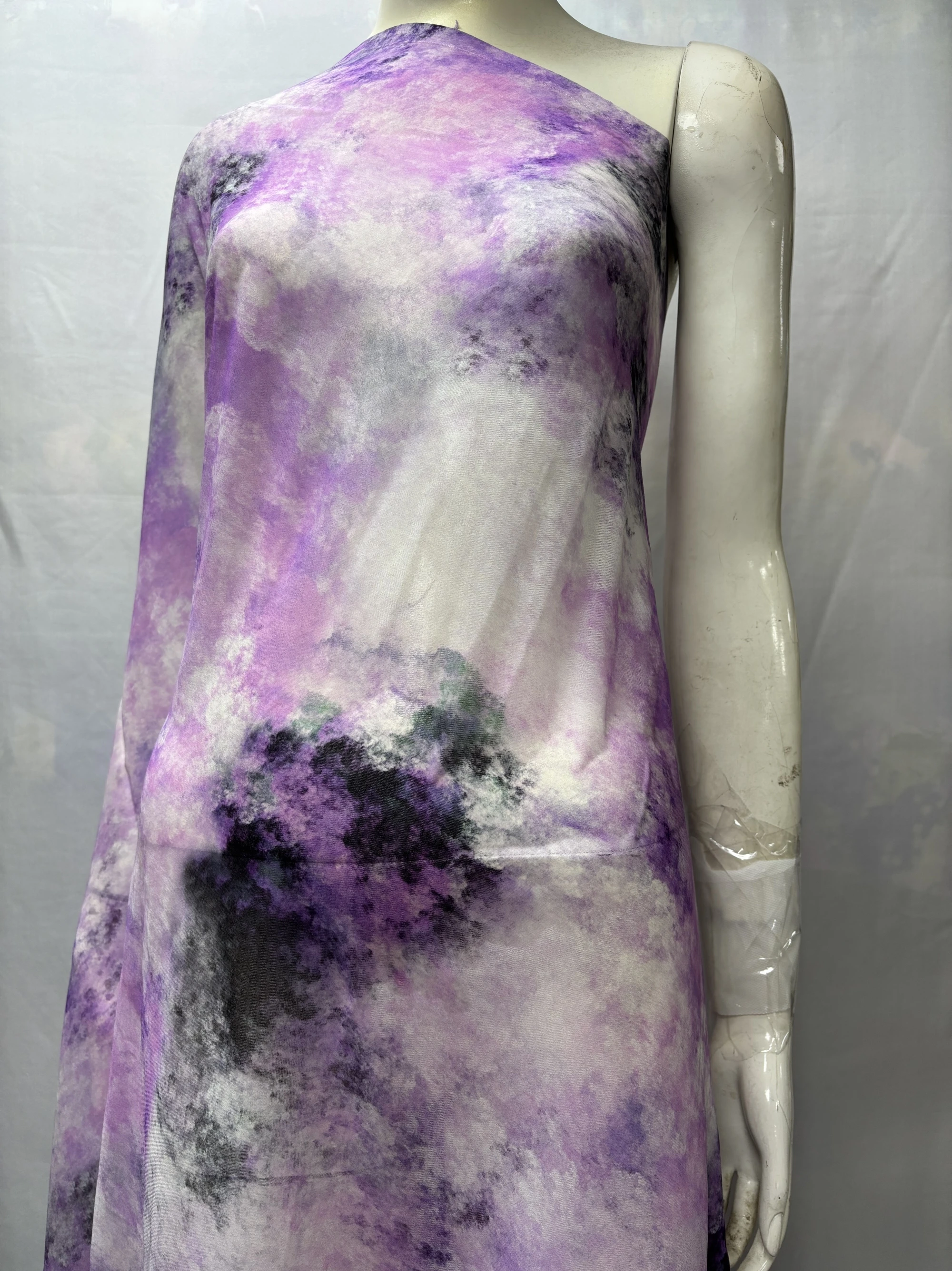 

High Quality 5yards Advanced 100% Cotton Printed Fabric Soft Comfortable Tulle Cotton Material Suitable for Dress Z5-1201-1