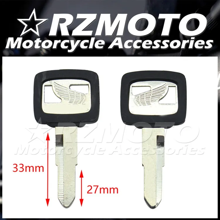 Motorcycle Key Uncut Blank Replacement Key For Honda CB600 CB1000 VETC CB400