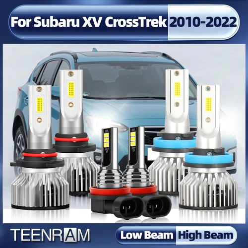 H11 9005 HB3 bombillas de faros LED 120W 20000LM 6000K lámpara de coche para Subaru XV CrossTrek 2010-2016 2017 2018 2019 2020 2021 2022