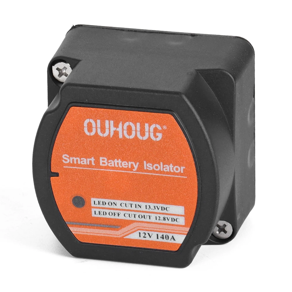 

Updated Split Charge Relay Set VSR 12V 140 110Amp For Camper Car RV Yacht Smart Battery Bank Isolator Charge Car Accessories
