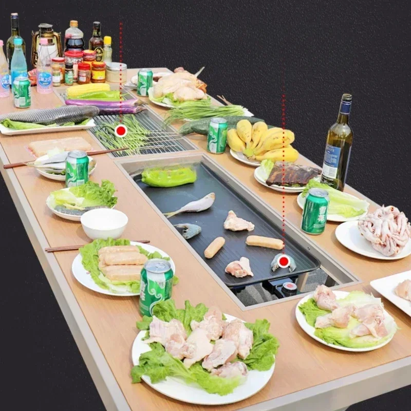 

Outdoor Tables And Chairs Garden Leisure Barbecue Grill Household Electric Grill Charcoal Grill Table