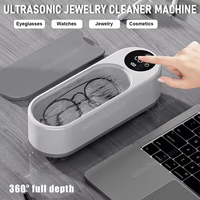 1PC Portable Home Cleaning Machine Ultrasonic Cleaning Machine Ring Glasses Makeup Brush Jewelry Cleaning Machine