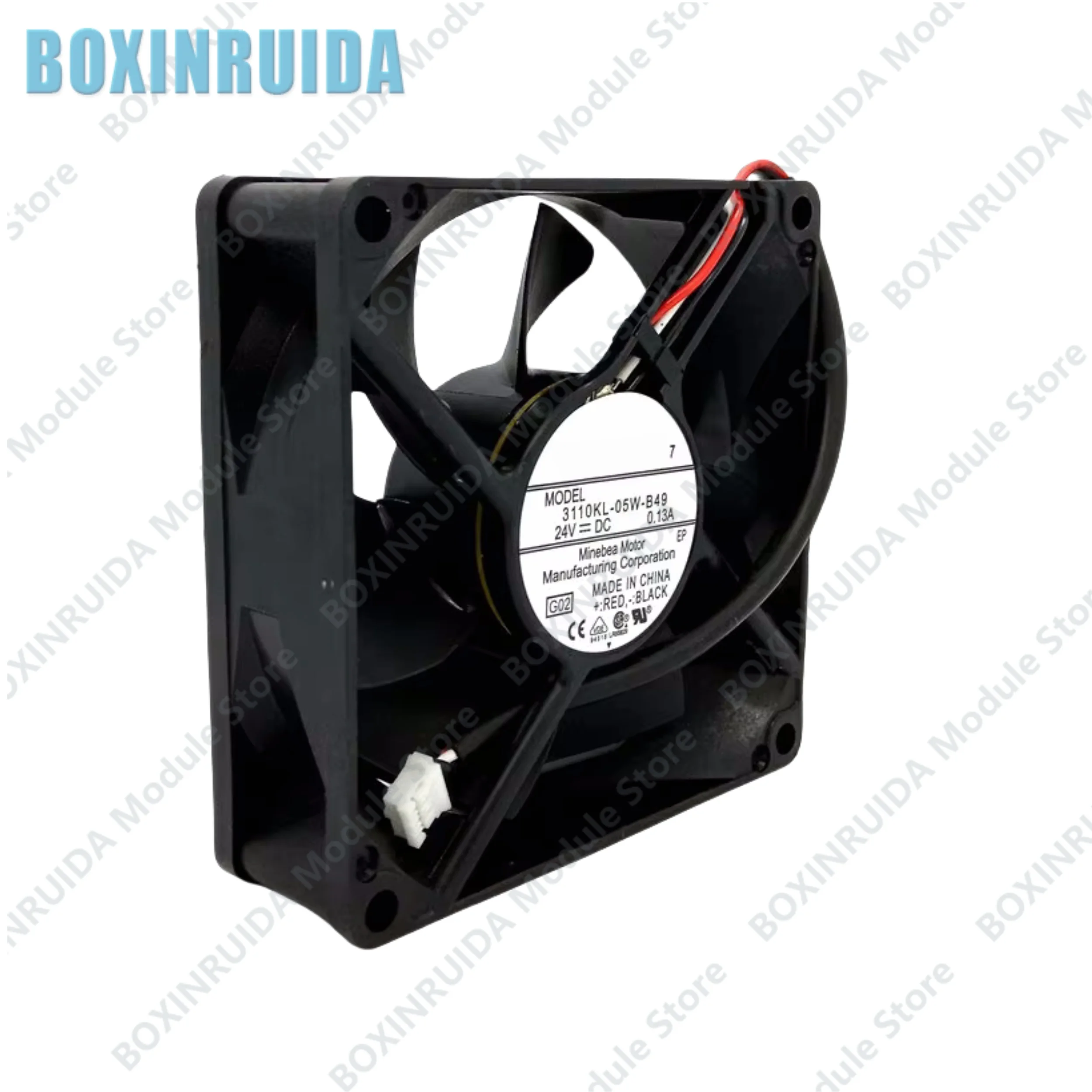 Новый оригинальный 3110KL-05W-B49 24 В 0.13A 8025 8 см охлаждающий вентилятор