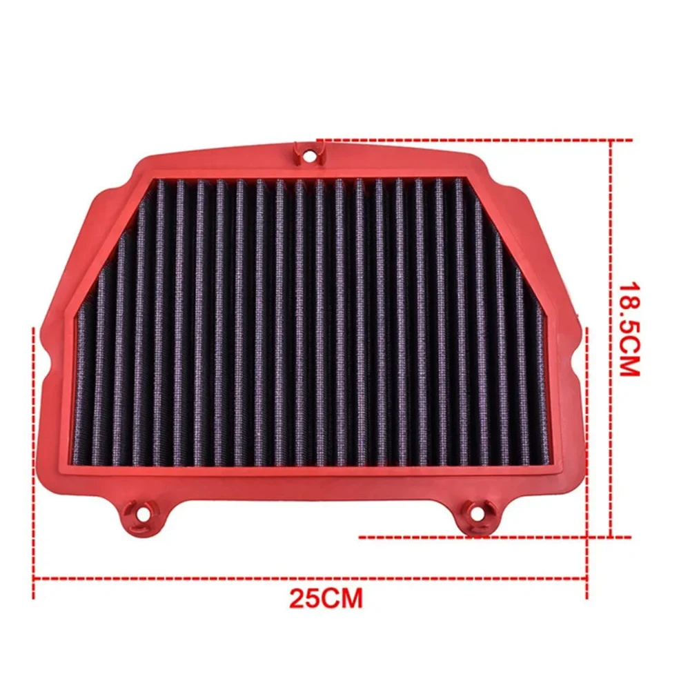 Motorcycle High Flow Engine Air Intake Filter Cleaner Air Filter For Suzuki GSXR1300 GSX1300R Hayabusa 2021-2024 13780-10L00-000