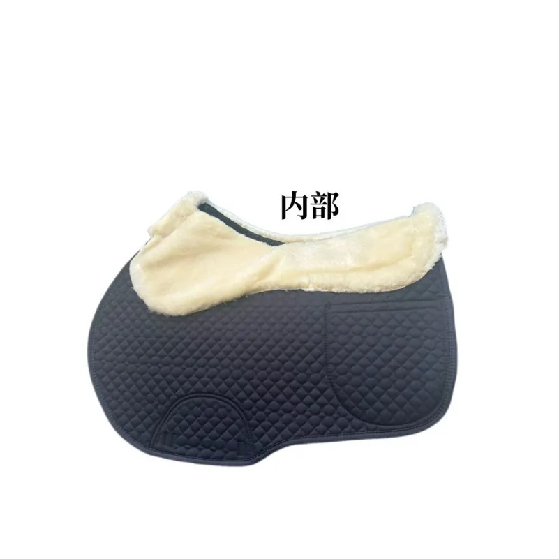 British Saddle Pad, Sweat-absorbing, Breathable Fleece Pad, Anti-wool Sweat-absorbing Pad, Multi-functional Saddle Pad