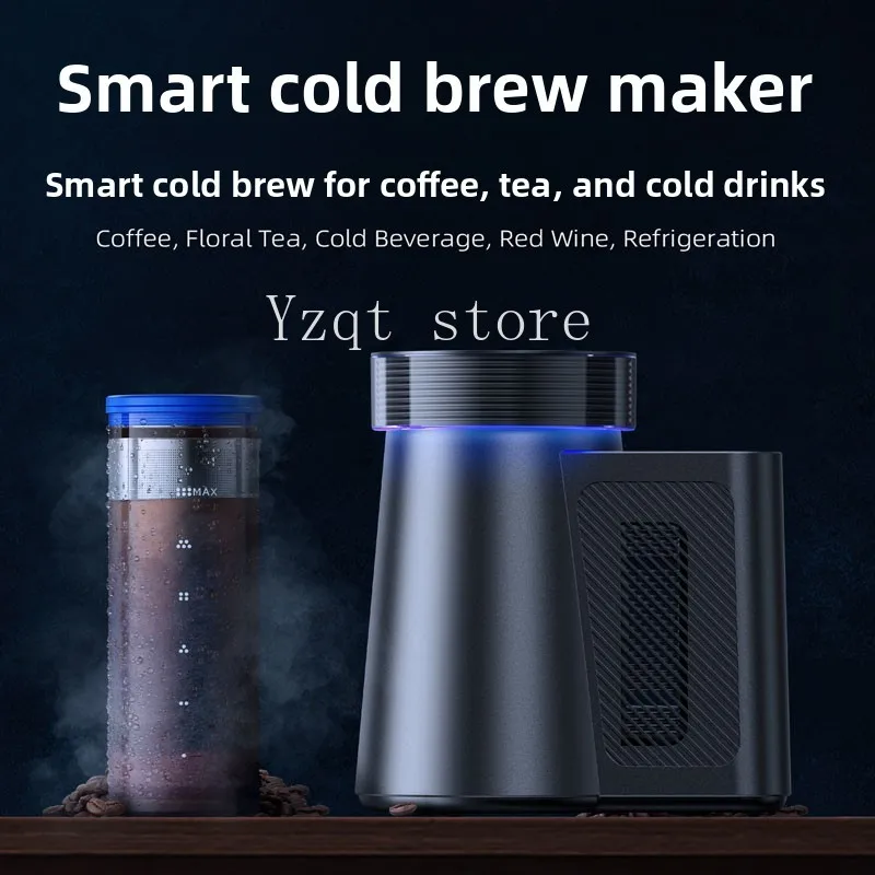 Smart Coffee Cold Brew Pot Hand  Coffee Cup   Bottle   Extraction Home Camping Office Refrigeration Cup