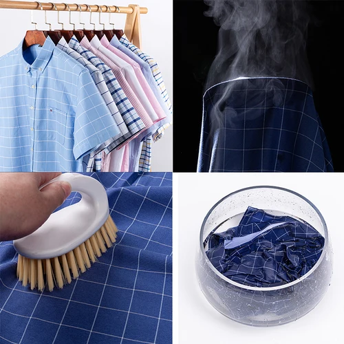 Imagen 2 del producto Nuevo S a 7XL manga corta 100% algodón Oxford suave cómodo ajuste Regular de talla grande calidad verano negocios camisas casuales para hombres