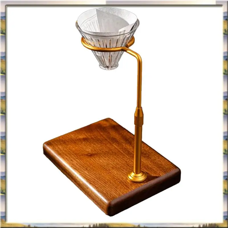 

AA46 HOT-Adjustable Filter Coffee Brewing Stand Set For Baristas - Ideal Hand Brew Rack For Home And Cafe Use