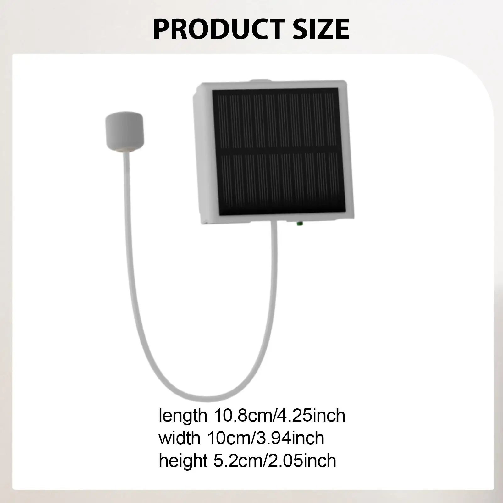 Solar Pond Air Pump, Battery Powered Air Pump, Oxygenator Pump for Aquarium, Fish Ponds view 3