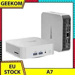 Geekom a7 mini pc, amd ryzen 9 7940hs 8 core 4,0 ghz, 32gb ram 2tb ssd, wifi 6e bluetooth 5.2, windows 11 pro, voll funktions fähig usb4