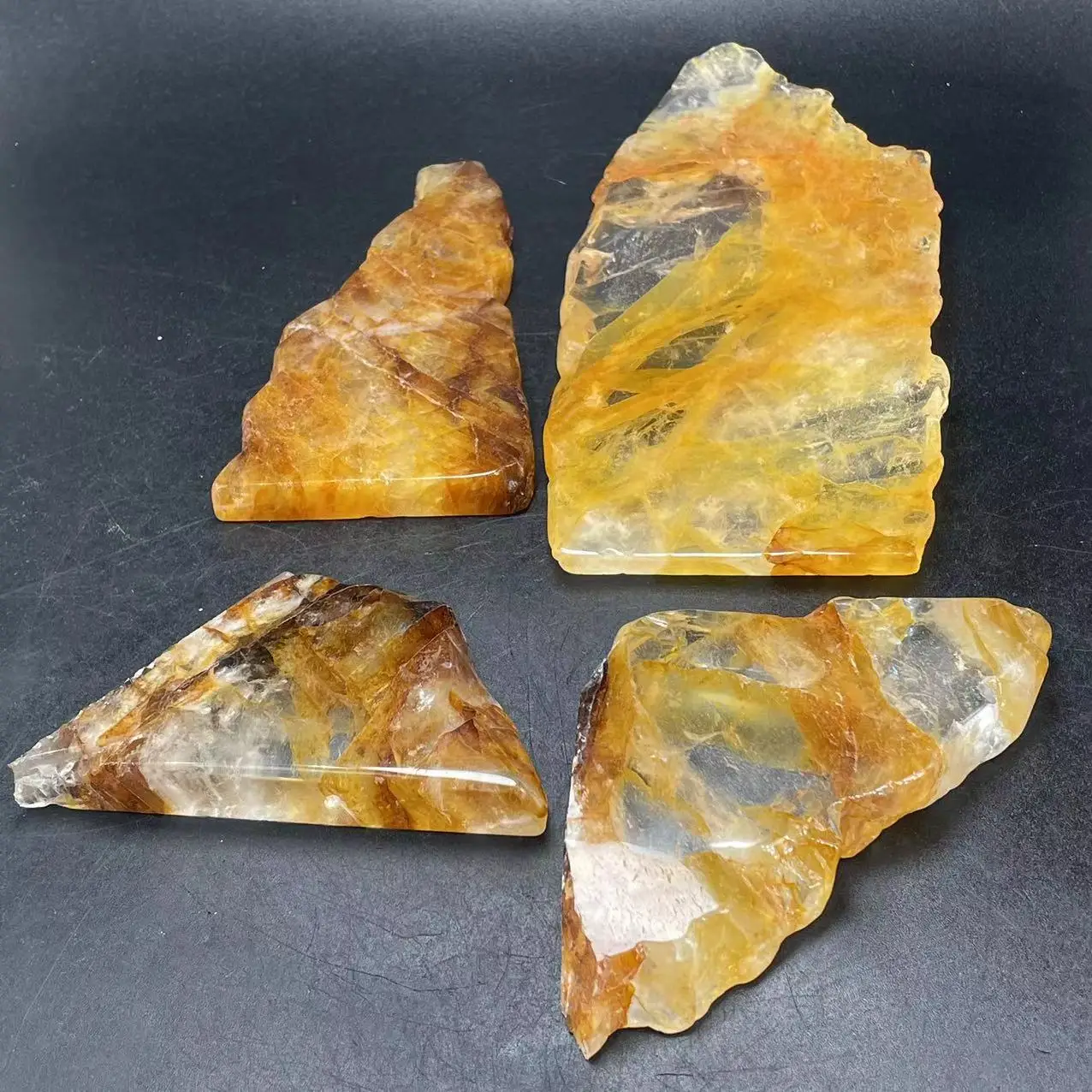 The new 100 natural gold healing crystals for teachers and students come from Brazil