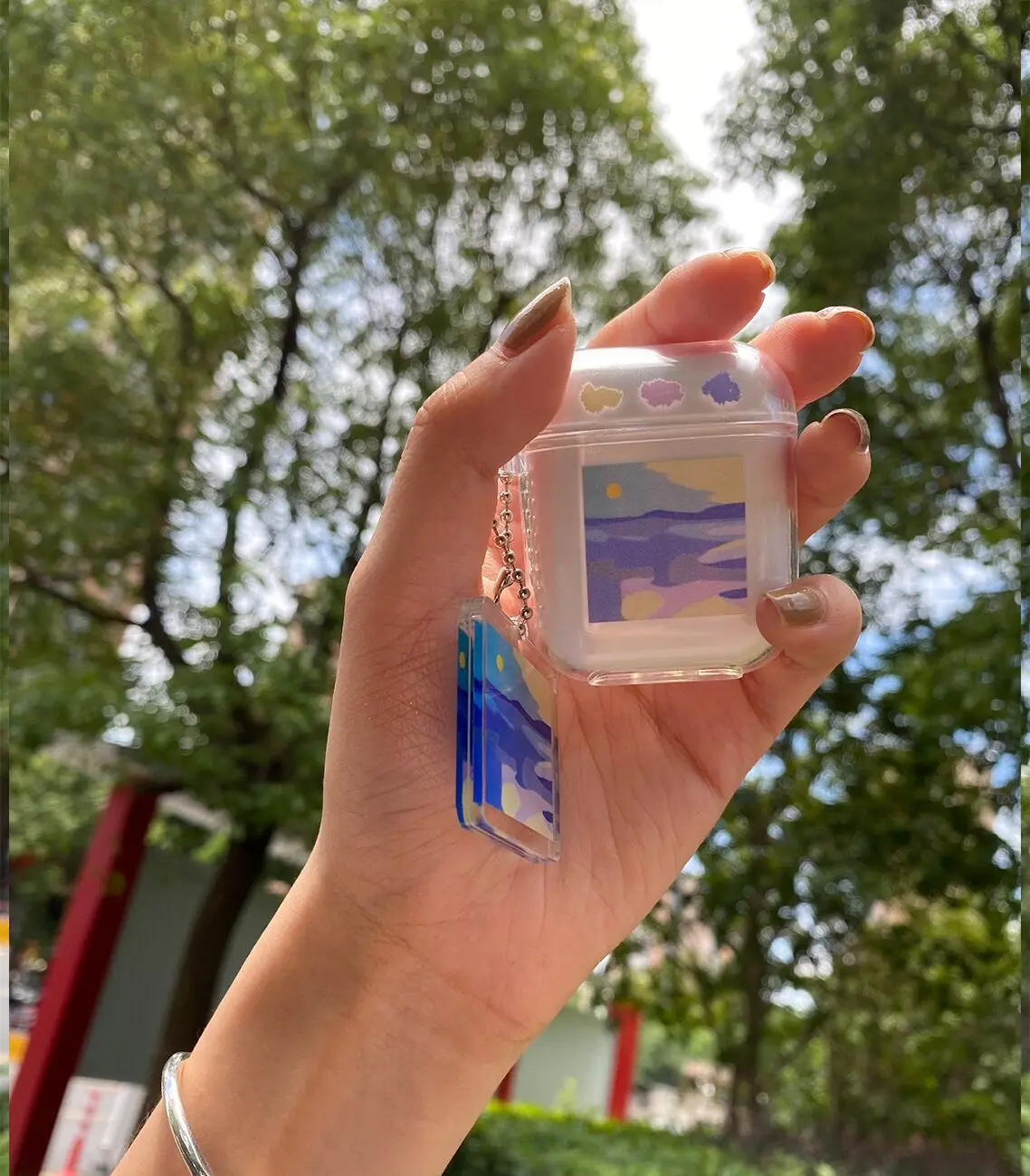 ins style flower For AirPods pro 3 protective case  transparent soft shell headset case For Airpods 2 1 3