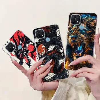 Silikonový kryt s motivem kočky a kapra pro OPPO A15 A15s CPH2185 CPH2179, roztomilá kreslená postavička, měkký, s TPU nárazníkem pro OPPO A 15 A 15S 8 nejlepší prodej roztomilý kryt na telefon OPPO - №1