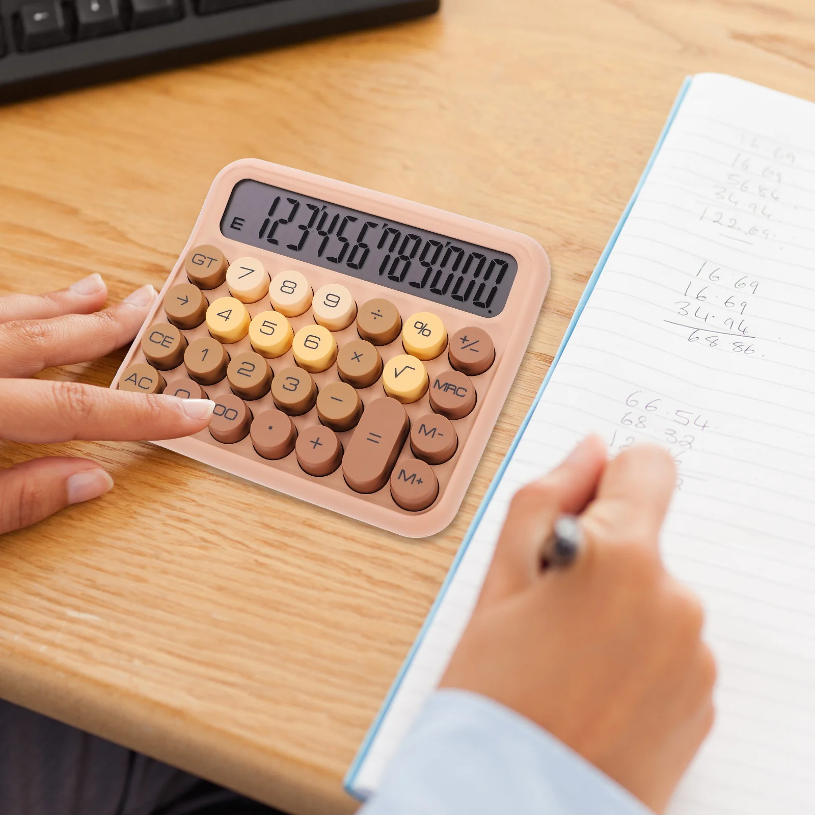 آلة حاسبة الدوبامين الصغيرة المحمولة متعددة الوظائف أداة مكتبية للطلاب آلة حاسبة مكتبية بسيطة العد العملي