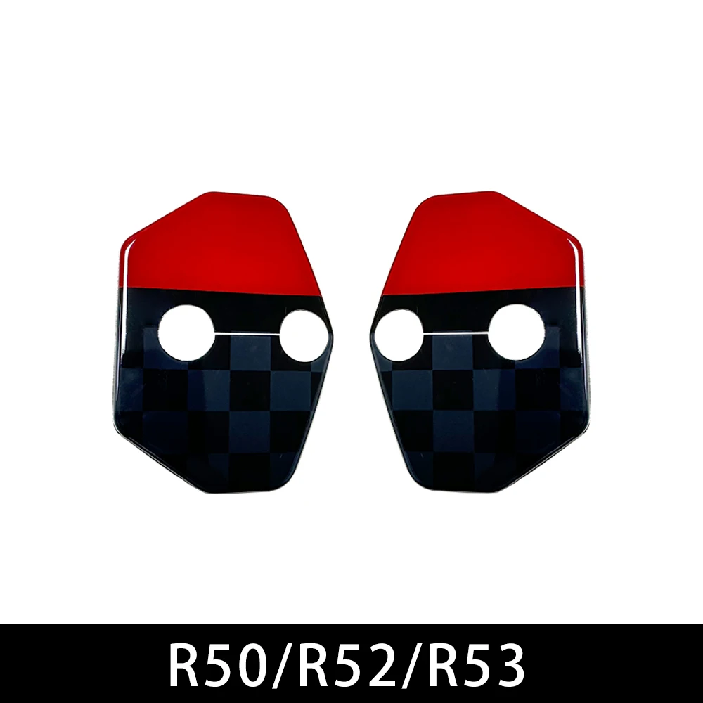

Для Mini Cooper One R50 S JCW R52 Convertible R53 Аксессуары для стайлинга автомобилей 2 шт. Антикоррозийный автомобильный дверной замок Защитная крышка с пряжкой