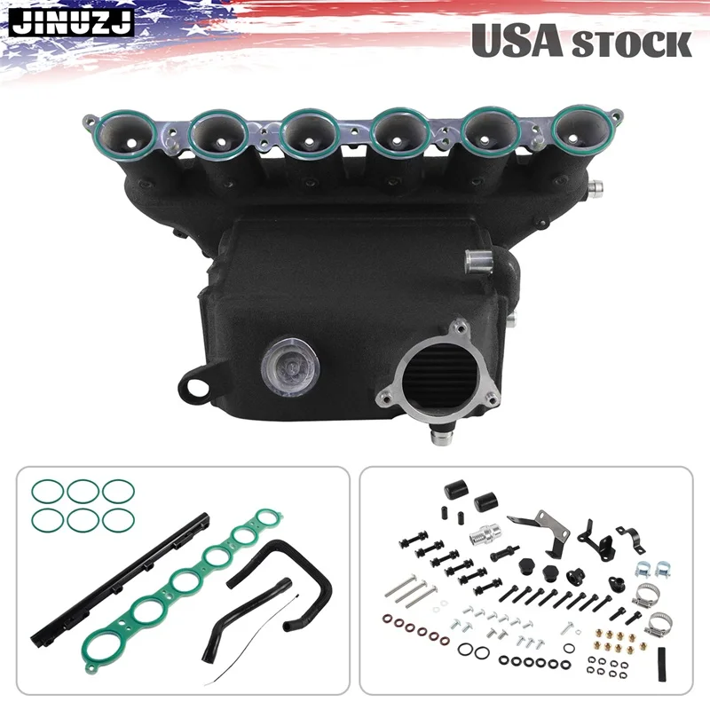 

Комплект коллектора воздушного охладителя с перекладиной и пластиной, верхний подходит для BMW M2 G87 M3 G80 G81 M4 G82 G83 S58 черный